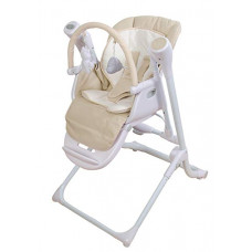 Trona y columpio 2 en 1 Beig Mundibebé